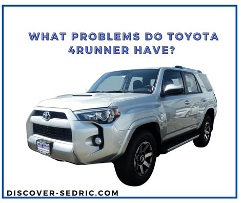 2016 toyota 4runner problems|11 Most Common Toyota 4Runner Problems (Explained)